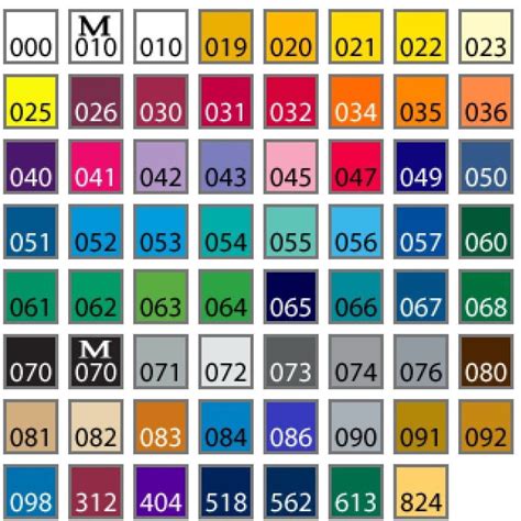 Oracal Color Chart Vinyl Rolls Arts And Crafts Supplies 651 Vinyl