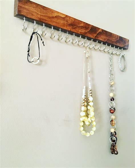 Jewelry hanger jewelry organizer necklace hanger jewelry | Etsy | Jewelry hanger, Jewelry wall ...
