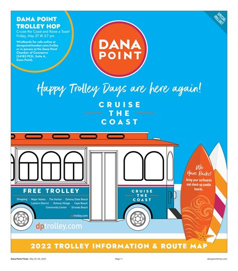 Dana Point Trolley Map 2022