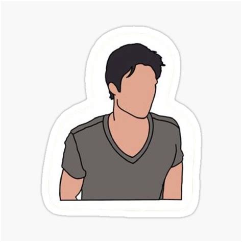 Damon Salvatore Sticker For Sale By Alisonkerr13 Redbubble