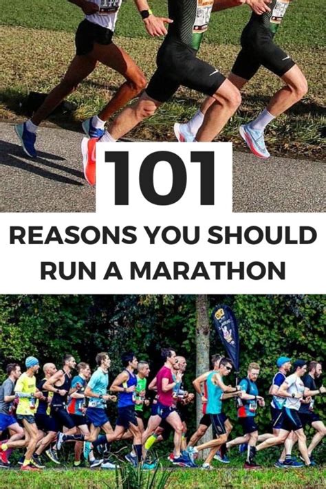 101 Reasons You Should Run A Marathon