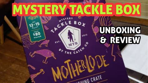 Mystery Tackle Box MOTHERLODE UNBOXING And REVIEW Is It WORTH IT PT1