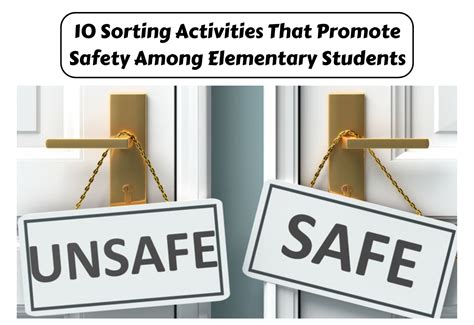 10 Sorting Activities That Promote Safety Among Elementary Students