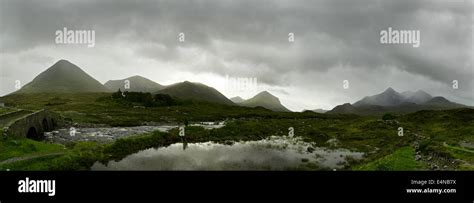 Scottish Highlands Panorama Stock Photo Alamy