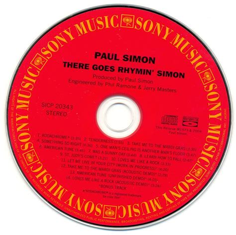 Paul Simon There Goes Rhymin Simon 1973 Sony Music Japan Sicp