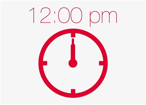 12 Am Noon Or Midnight Clock Web Icon 625x575 Png Download Pngkit