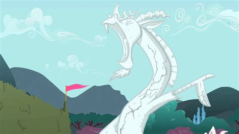Image Statue Of Discord Cracking S2e01png My Little Pony