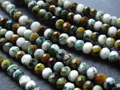 Ocean Jasper Beads 43mm Faceted Rondelles