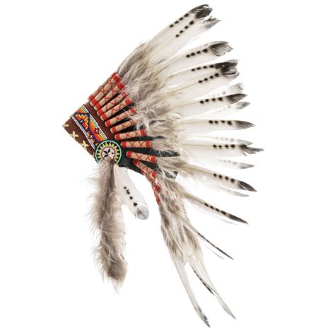 Novum Crafts Feather Headdress Native American Indian Inspired