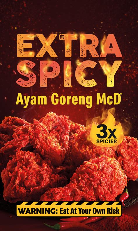 Subscribe to our telegram channel for the latest updates on news you need to know. Pedas ke Ayam Mc'D Extra Spicy 3 x Spicier