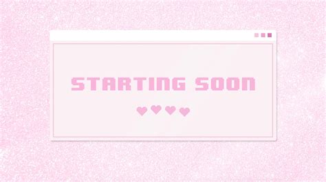 Animated Twitch Streaming Screens 3x Pink Glitter Pixel Etsy New