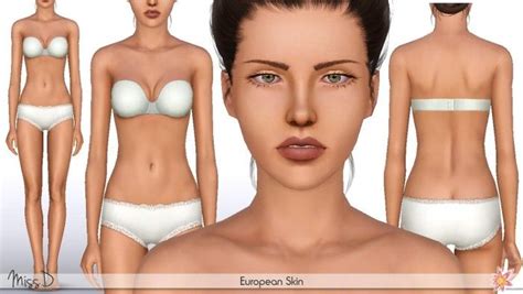 European Skin By Missdaydreams Sims 3 Downloads Cc