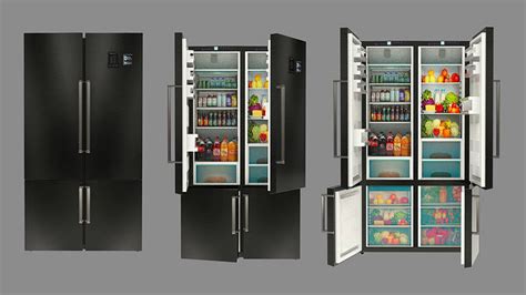 3d Model Fridge Refrigerator 3d Model Ar Vr Vr Ar Low Poly Cgtrader