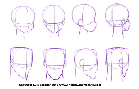 How To Draw Anime Faces From Different Angles Different Angle For