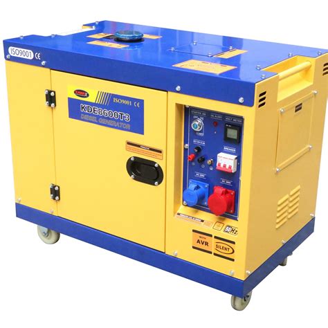 Low Noise 186fa Silent Electricpower Diesel Engine Generator Set 5kva