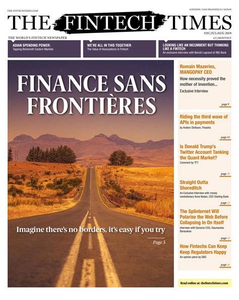 The Fintech Times Edition 29 By The Fintech Times Issuu