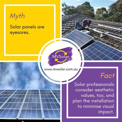 Mv Solar Myths And Facts Myth Solar Panels Are Eyesores Fact Solar Professionals Consider