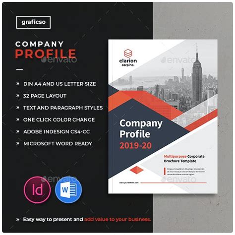 Company Profile Design Template Word Free Download Foto Kolekcija