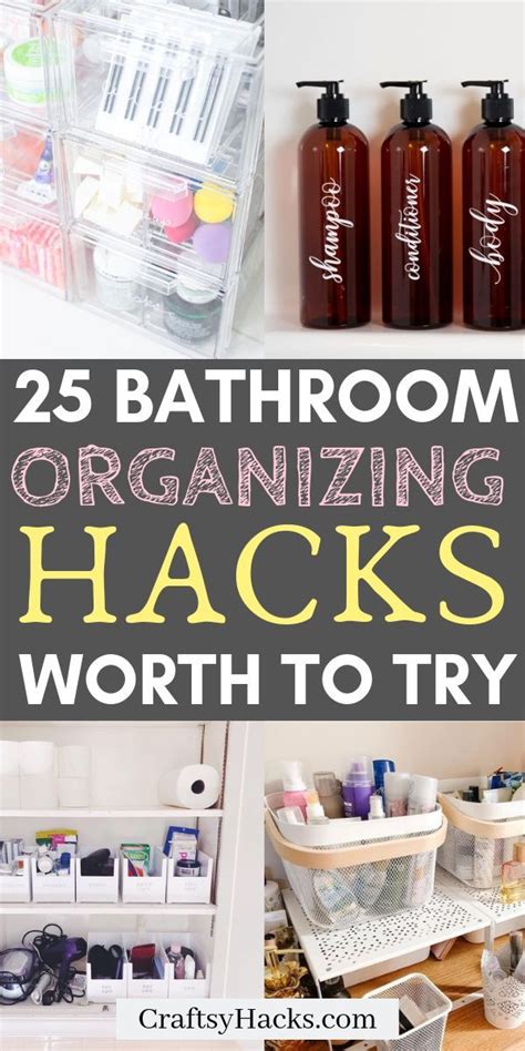 25 Bathroom Organization Hacks You Need To Know Bathroom Organization
