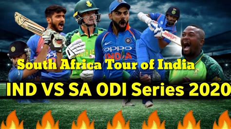 India Vs South Africa Series Schedule 2020|| South Africa tour of India ...