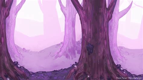 Artstation Purple Forest