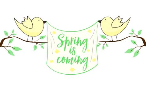 Best Spring Is Coming Illustrations Royalty Free Vector Graphics
