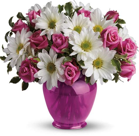 Telefloras Pink Daisy Delight What A Lovely Bouquet Get Well Flowers