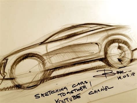 Luciano Bove On The Basics Of Car Drawing Car Body Design