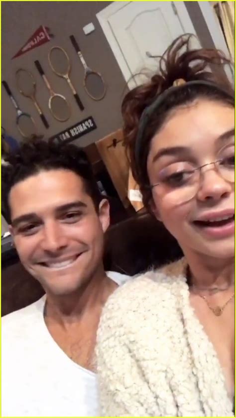 Sarah Hyland Wells Adams Pack On PDA Look So Happy Together Photo