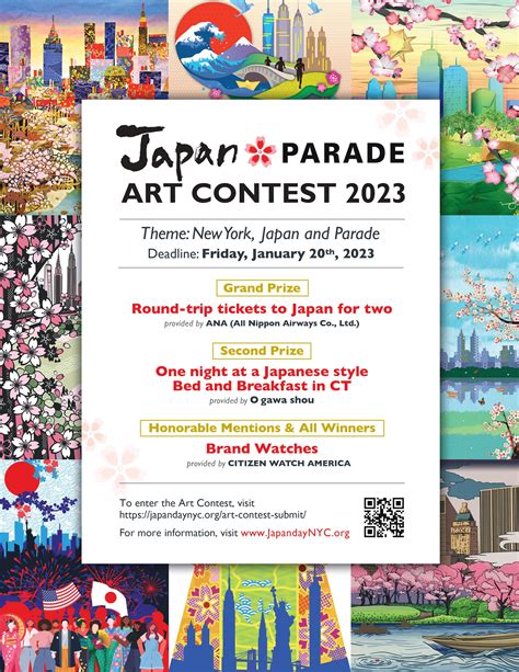 Jan 20 Call For Submissions Japan Parade Art Contest 2023
