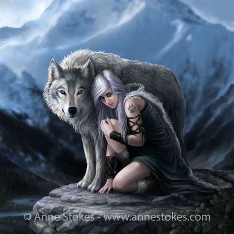 Anne Stokes On Instagram Todays Featured Artwork Is Called Protector