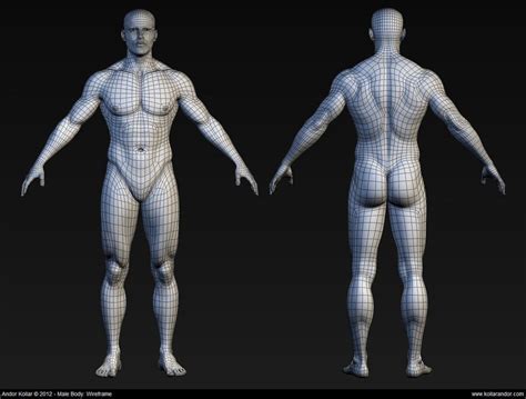 Topology Reference Guide INTRO TO 3D 60125 Zbrush Character 3d
