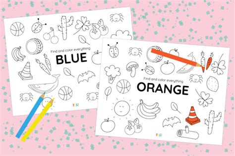 Printable Coloring Pages of Colors - YES! we made this