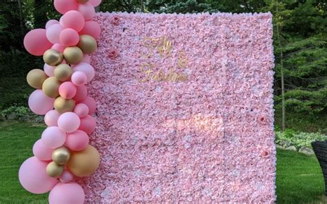 Flower Wall Rentals In Niagara Falls Are Wonderful Premier Booth