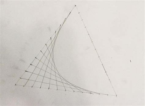How To Create Parabolic Curves Using Straight Lines Math Craft