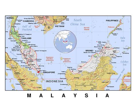 Malaysia Map