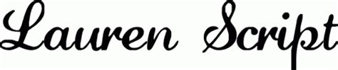Script font is a broad style that refers to any typeface that looks like it was drawn by hand. Lauren Script free font download