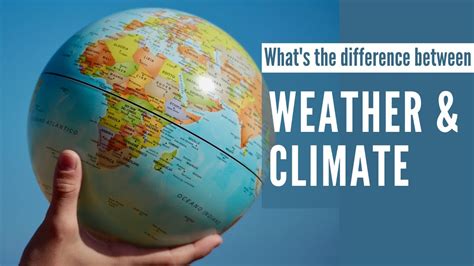 Difference Between Weather And Climate Class 5 Kids Educational