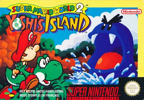 Super Mario World 2 Yoshis Island 1995 Snes Box Cover Art Mobygames
