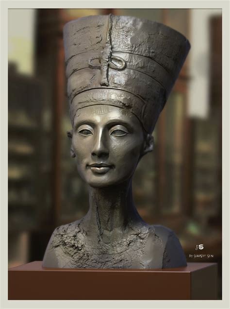 Nefertiti One Of My Free Time Digital Sculptures Neferneferuaten Nefertiti Was A Queen Of The