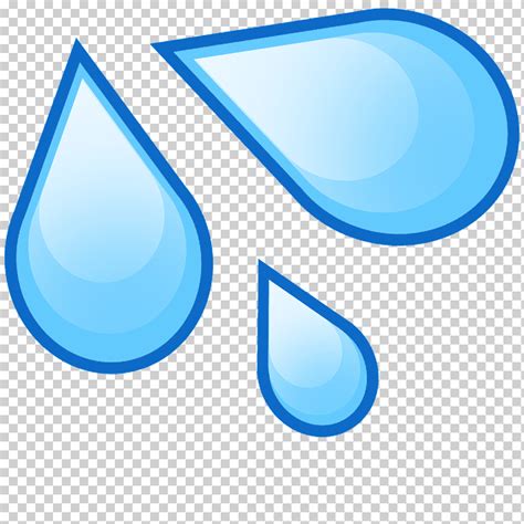 Agua Gota Ilustración Emoji Gota Agua Salpicadura Dibujo Agua Azul