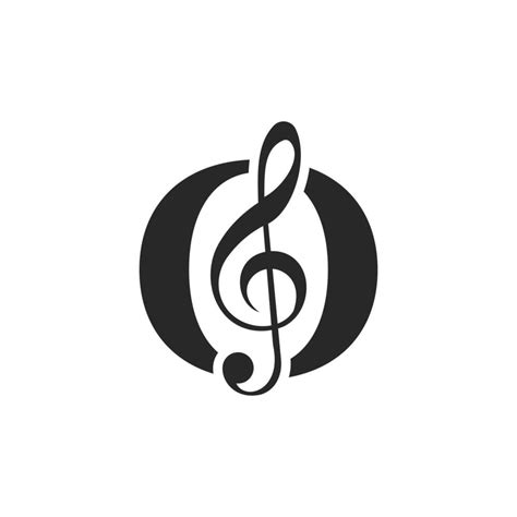 Letter O Music Logo Dj Symbol Podcast Logo Icon Vector Template