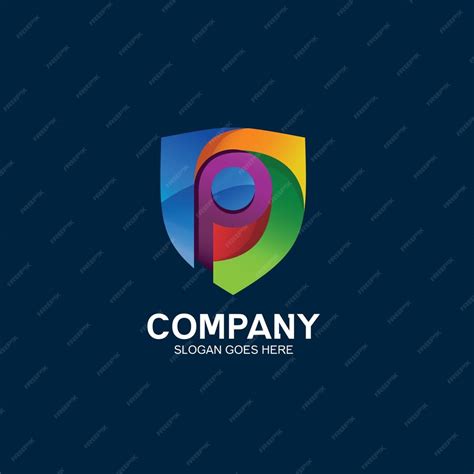 Premium Vector Letter P And Shield Logo