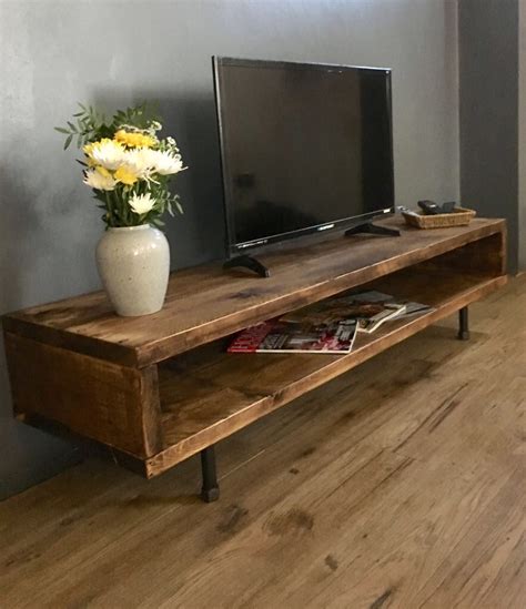 37cm High Reclaimed Wood Tv Stand