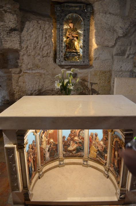 The Milk Grotto Or Grotto Of The Lady Mary In Bethlehem Is Where