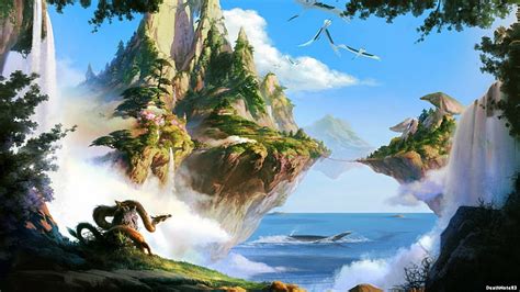 Landscape Hd Fantasy Landscape Hd Wallpaper Wallpaperbetter