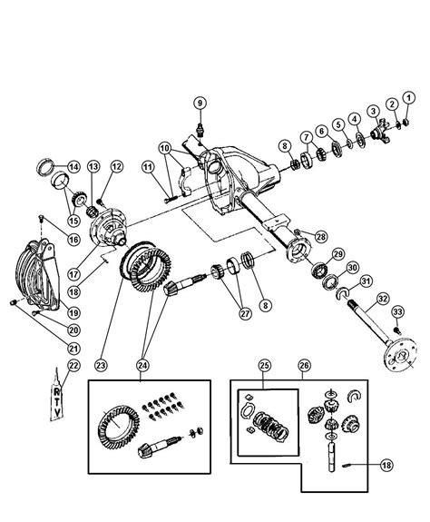 Dana Front Axle Parts Diagram