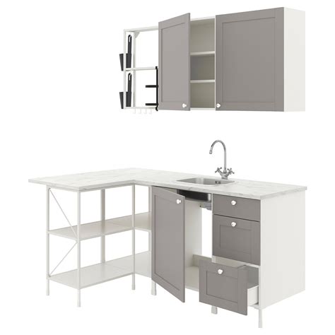 Check spelling or type a new query. ENHET Corner kitchen - white/grey frame - IKEA