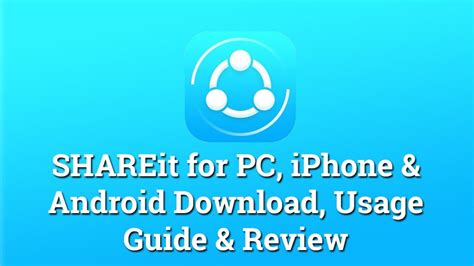 Using shareit has brought a huge impact for our business and there's still plenty of potential to be explored. Shareit for PC Laptop for Widows XP, 7, 8, 8.1, 10, Free ...