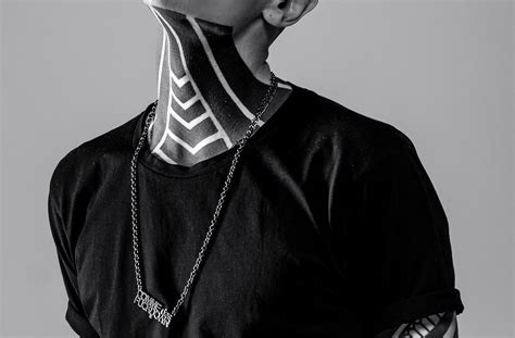 Neck tattoos for men, although being not large enough to cover big designs, a significant collection of tattoo designs checkout more cool tattoo ideas for men at: The 80 Best Neck Tattoos for Men | Improb